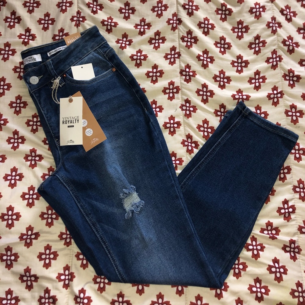 Petite High Rise Skinny Jeans